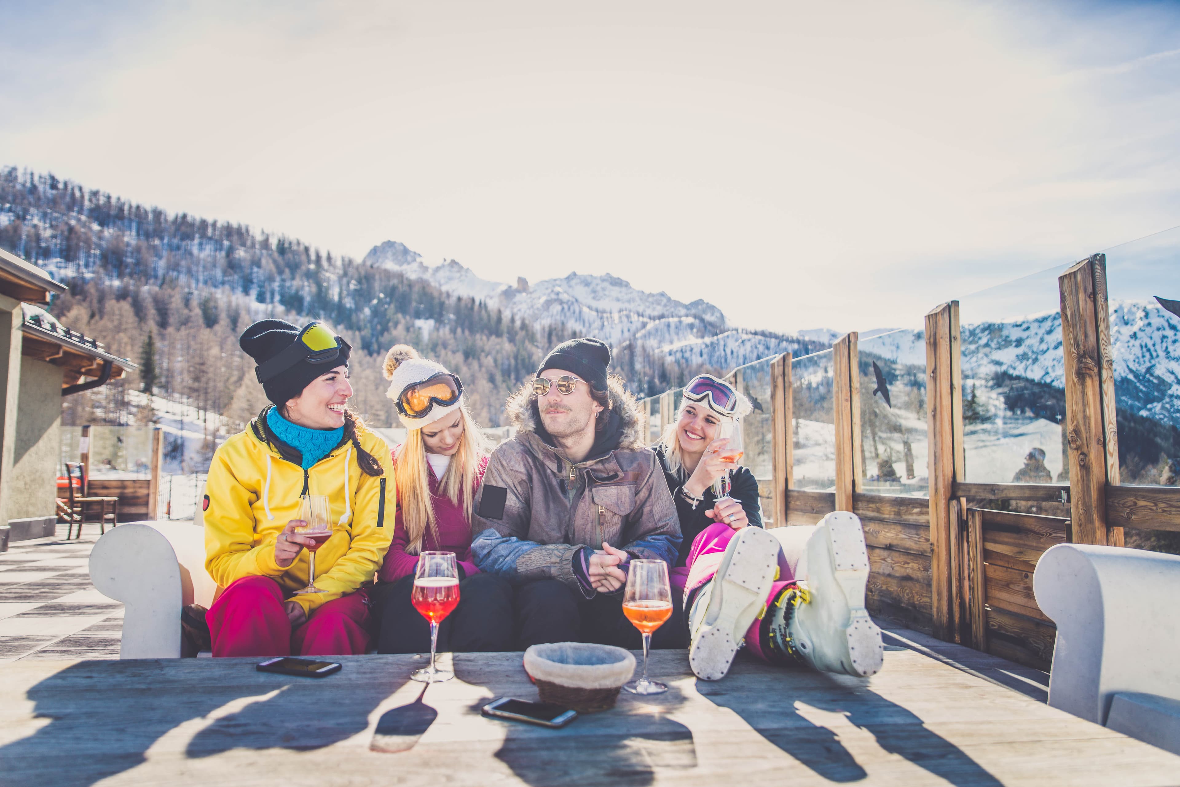 Sicherer Heimtransport für Après-Ski Gruppen